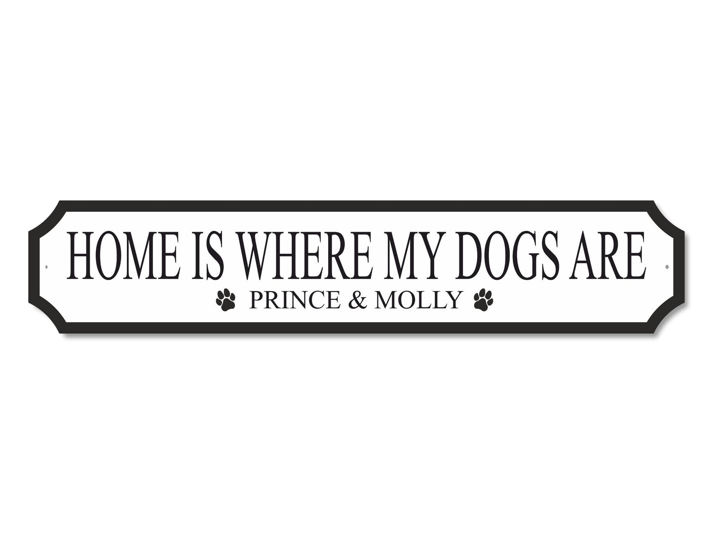 Personalised Dog Names | Acrylic Street Sign