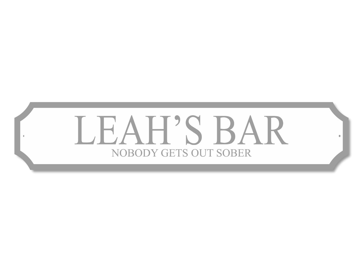 Personalised Bar | Acrylic Street Sign