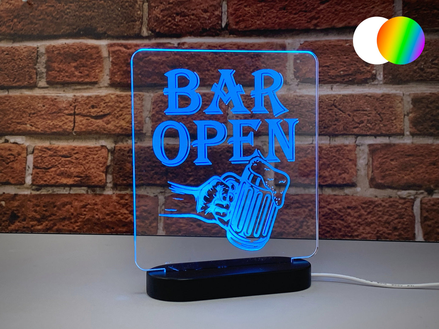Bar Open | LED Light Up Sign