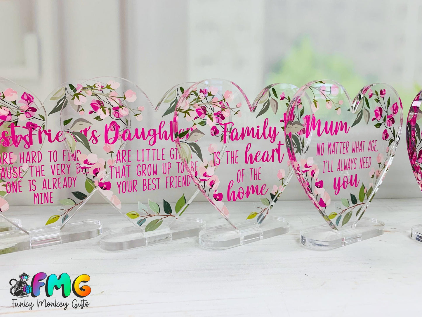 Sister Quote | Acrylic Heart Plaque