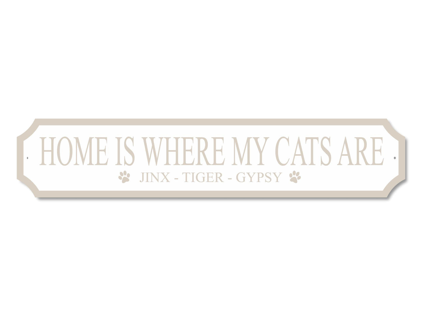 Personalised Dog Names | Acrylic Street Sign