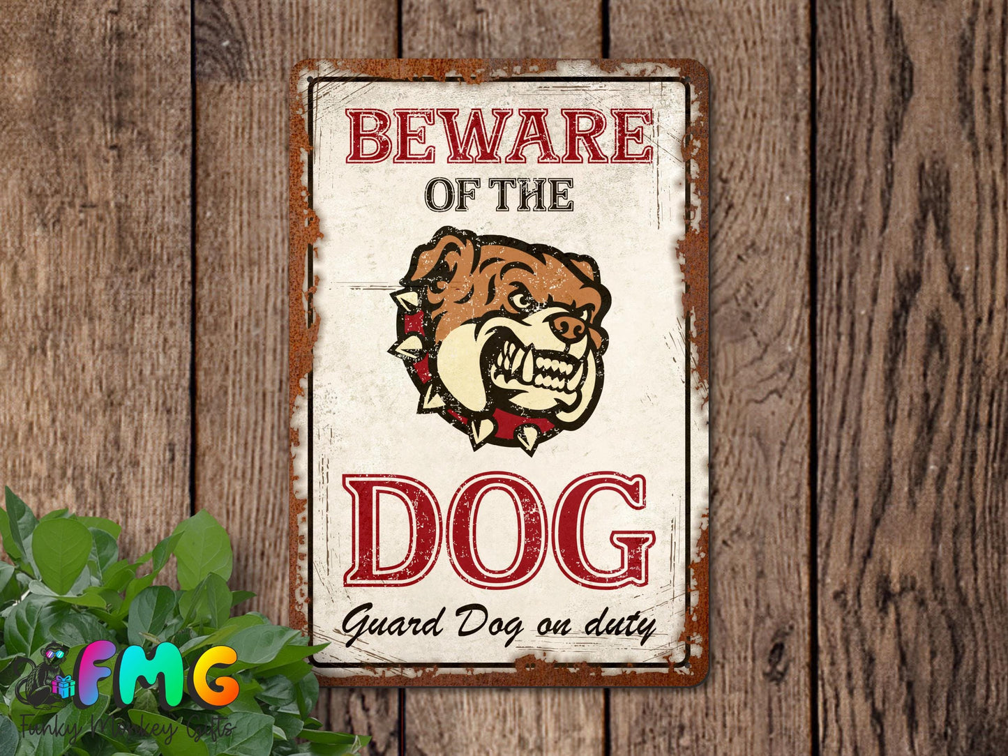 Beware of the Dog | Metal Sign
