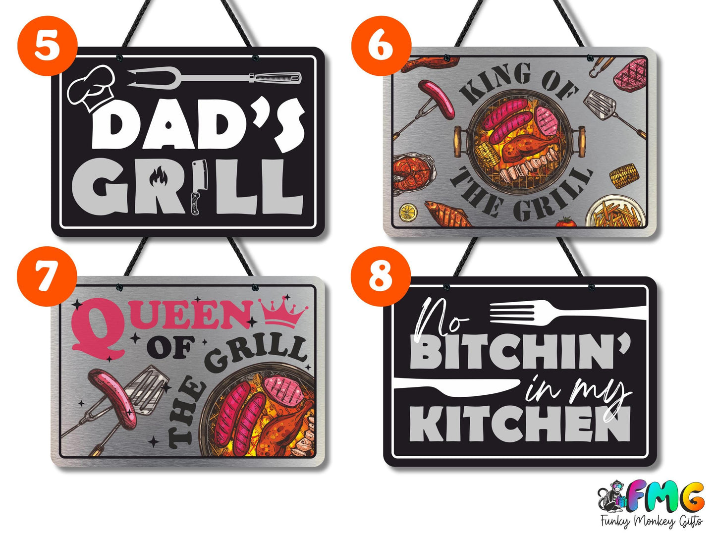 BBQ Lover | Metal Signs (18 designs to choose from)