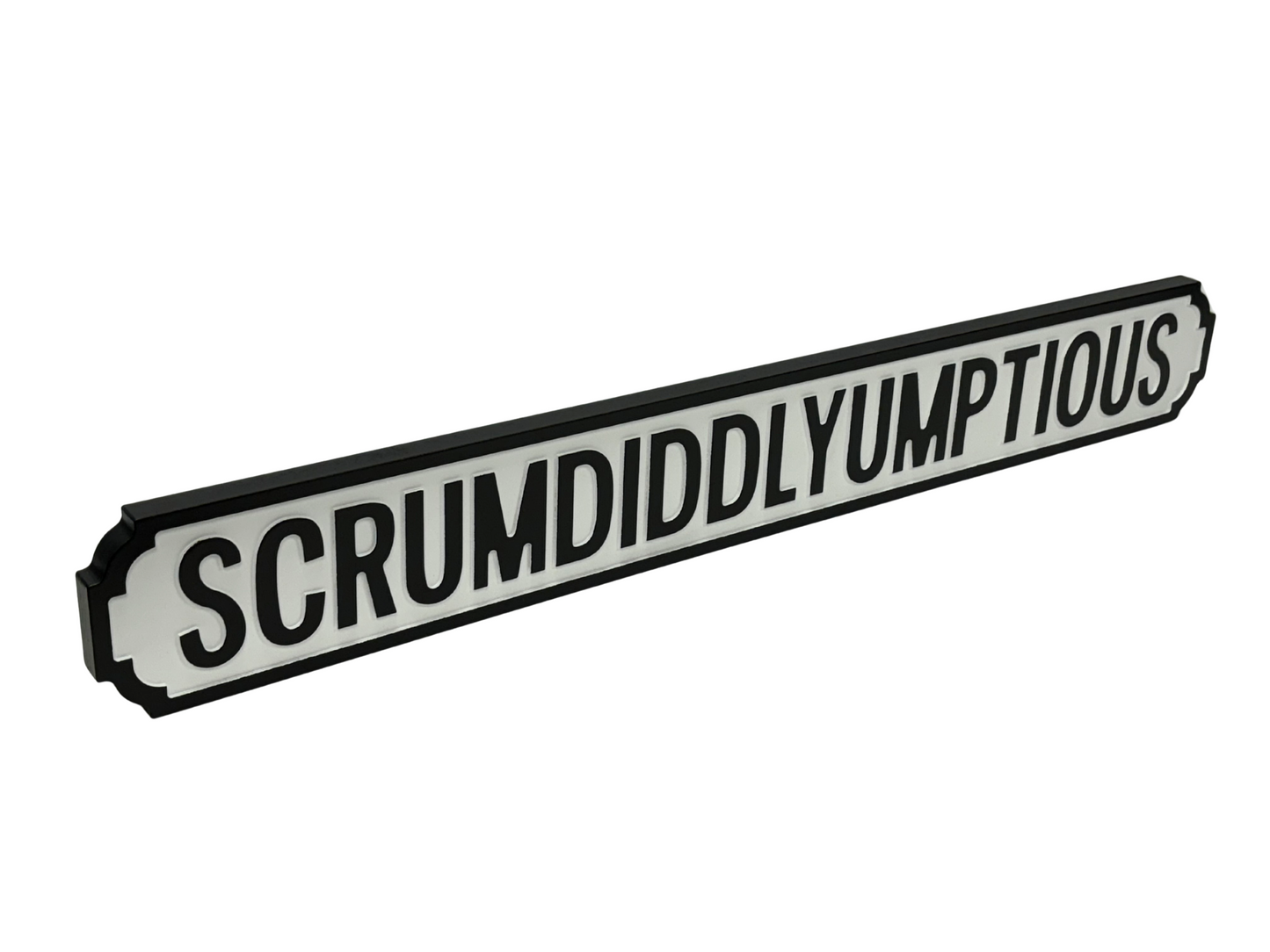 Scrumdiddlyumptious | Vintage-Style Street Sign