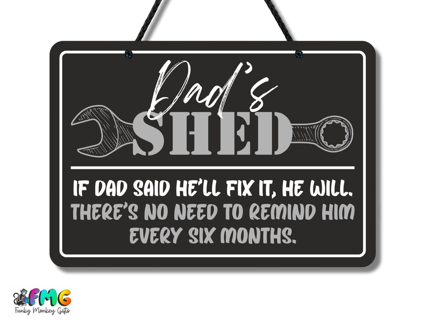 Dad's Shed | Hanging Metal Sign