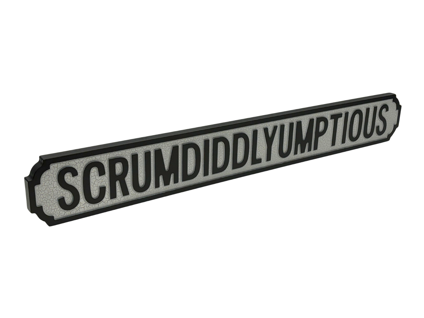 Scrumdiddlyumptious | Vintage-Style Street Sign