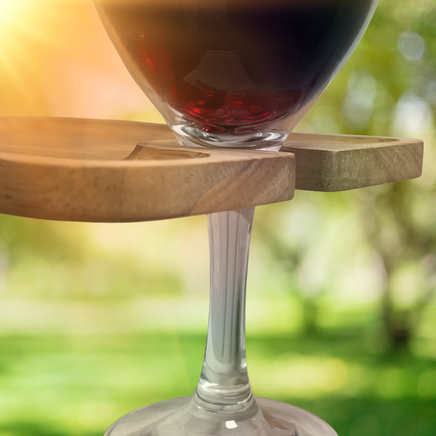 Mum's Off Her Tits On Wine & Picky Bits - Nibble Board With Glass Holder