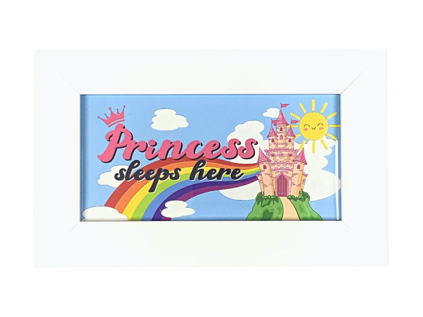 Princess Sleeps Here | LED Frame Night Light