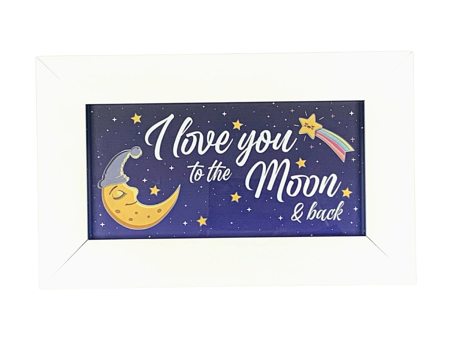 I Love You To The Moon & Back | LED Frame Night Light