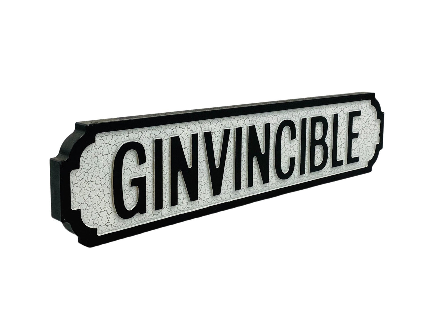 Ginvincible | Vintage-Style Street Sign