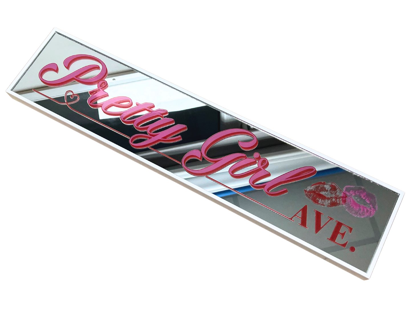 Pretty Girl Avenue - Mirror Sign