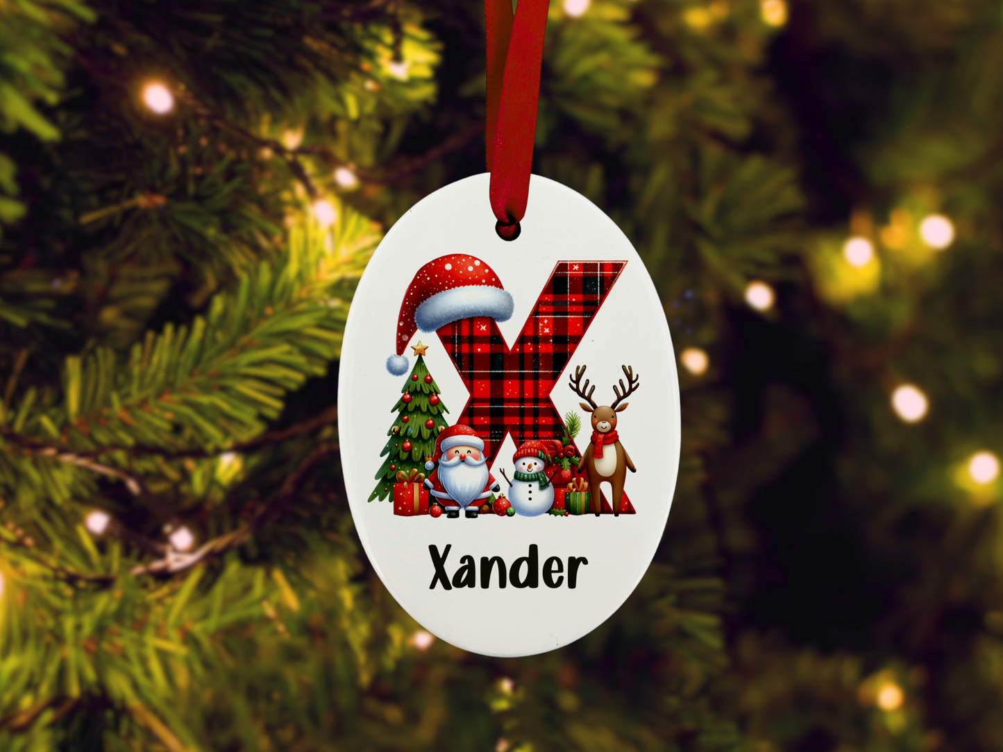 Personalised Name - Christmas Tree Ornament