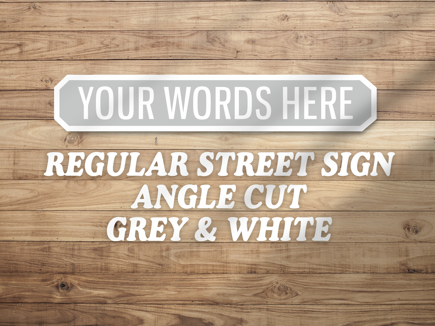 Personalised Vintage-Style Street Sign
