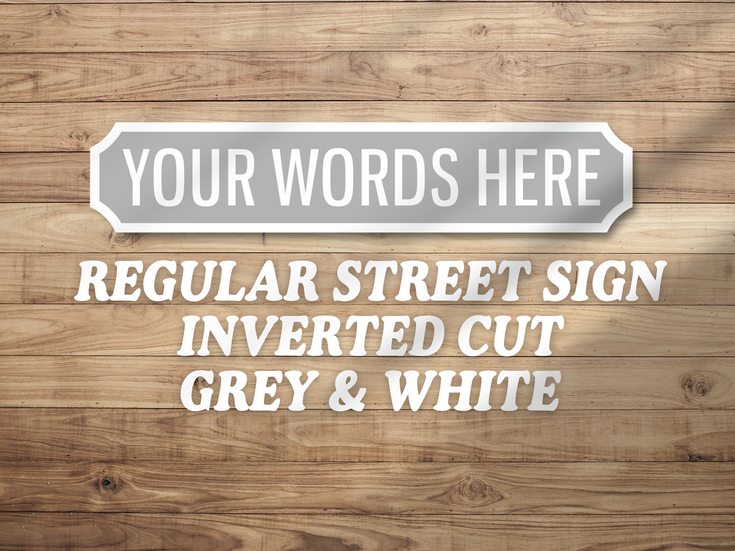 Personalised Vintage-Style Street Sign