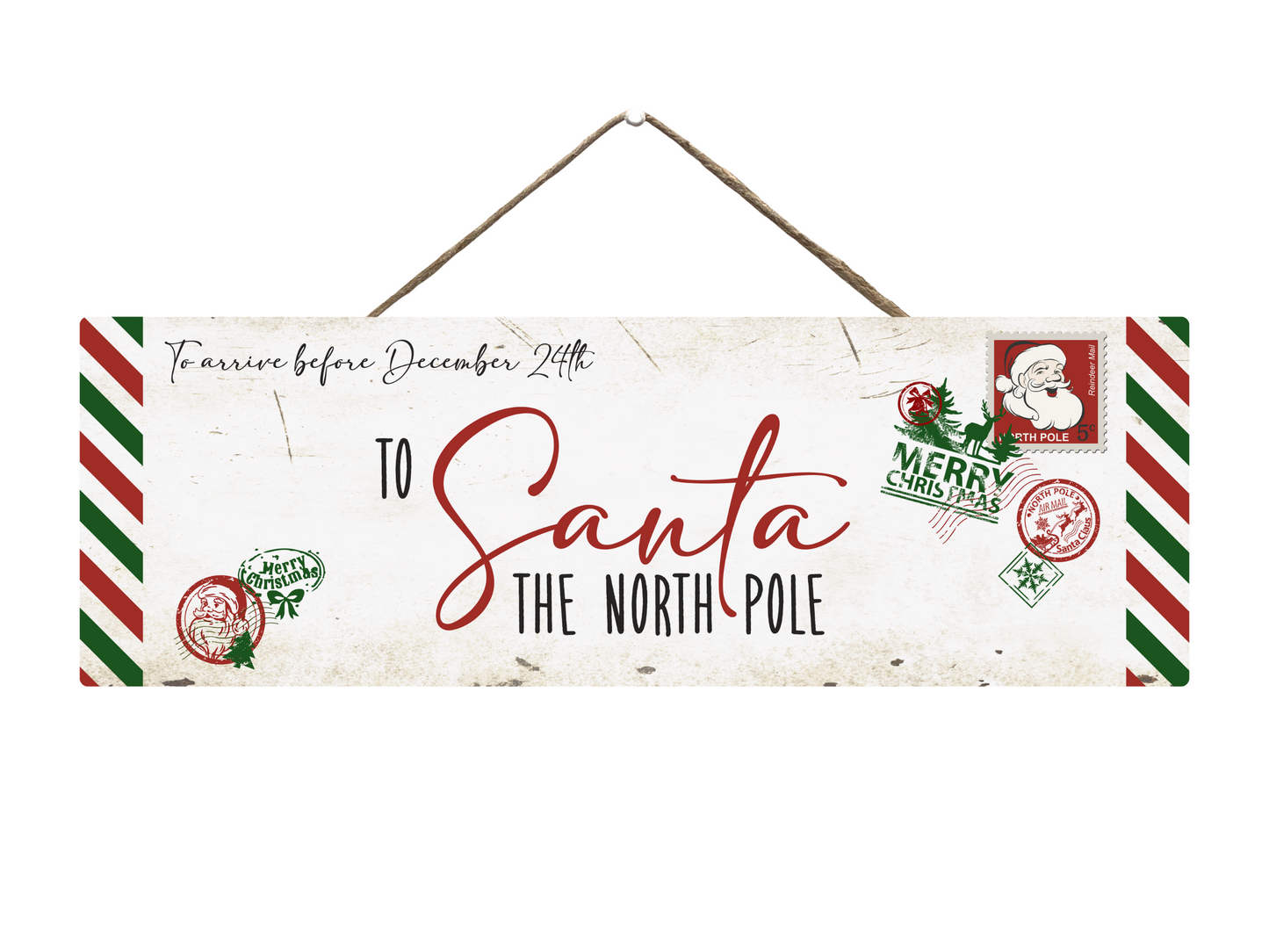 Letter To Santa | Hanging Christmas Sign