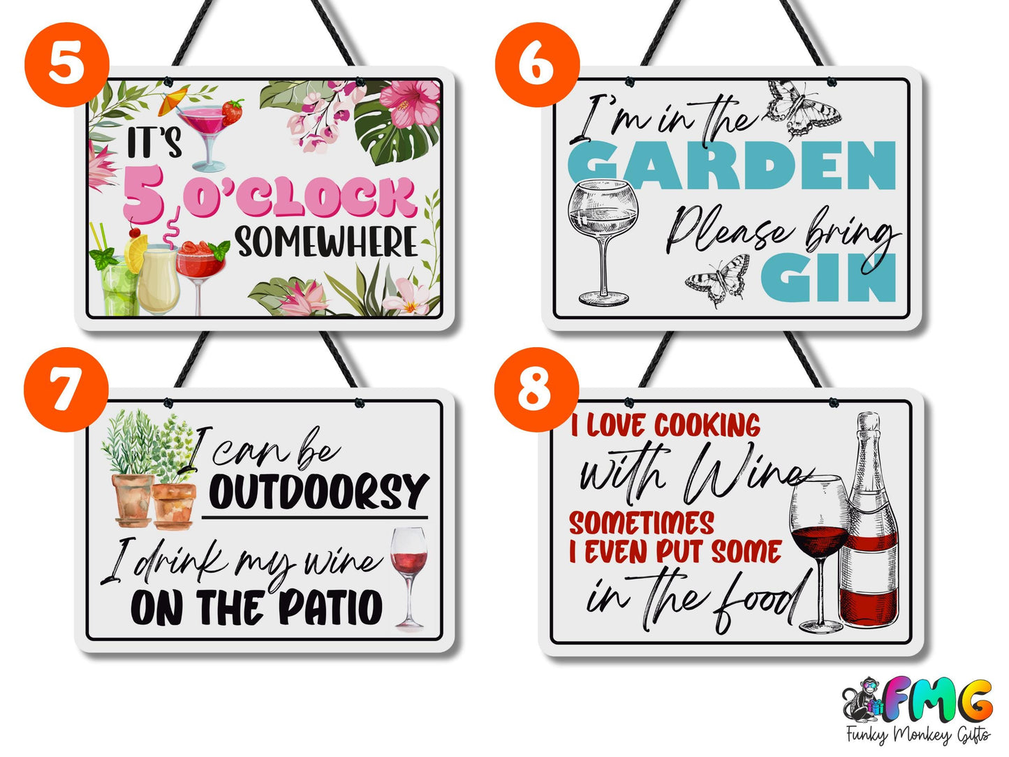 Garden Bar | Metal Signs (Multiple designs)