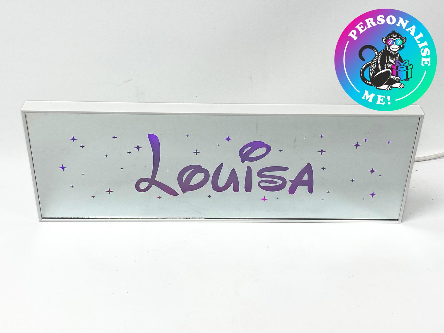Personalised Graffiti Name | LED Light Up Mirror