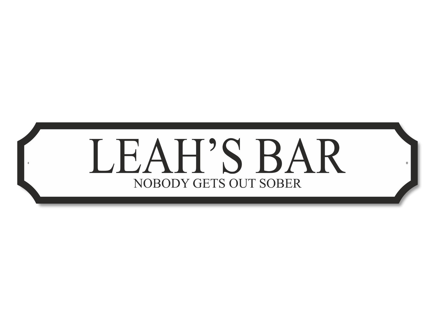 Personalised Bar | Acrylic Street Sign