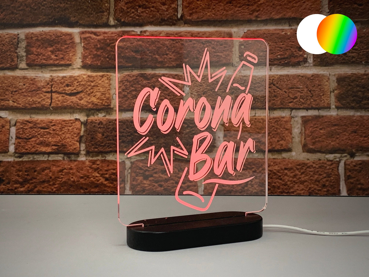 Corona Bar | Light Up LED Sign