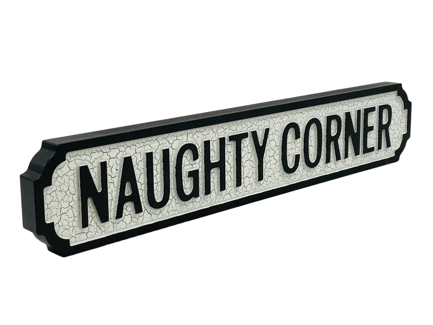Naughty Corner | Vintage-Style Street Sign