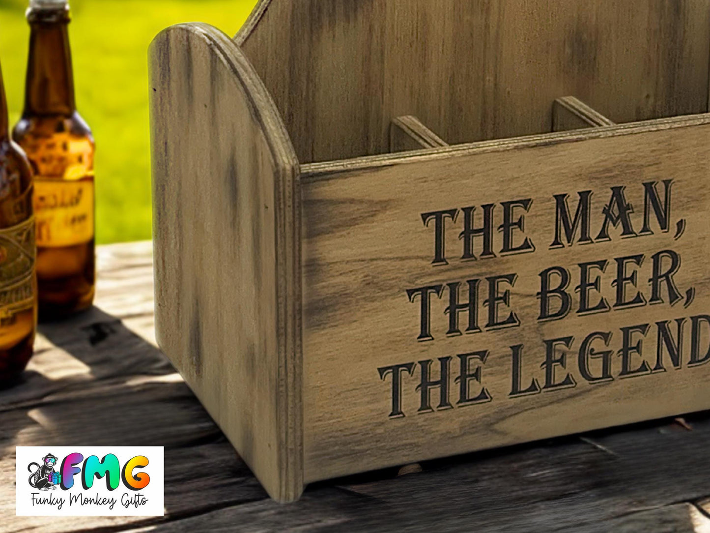 The Man The Beer The Legend | Beer Caddy