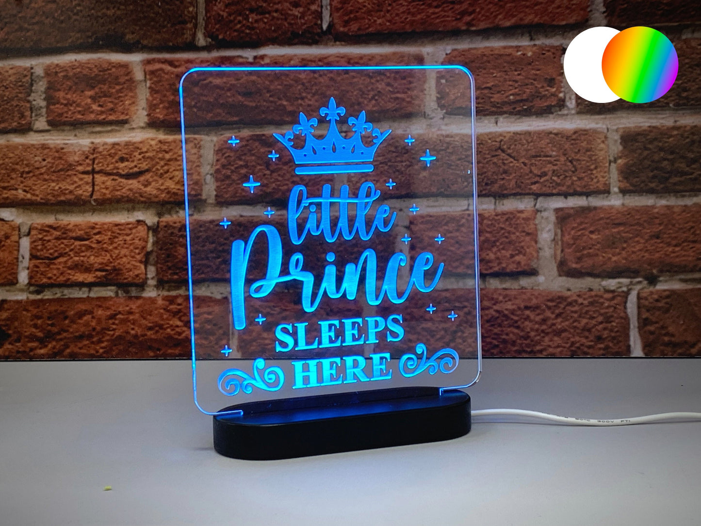 Little Prince Sleeps Here | LED Light Up Sign