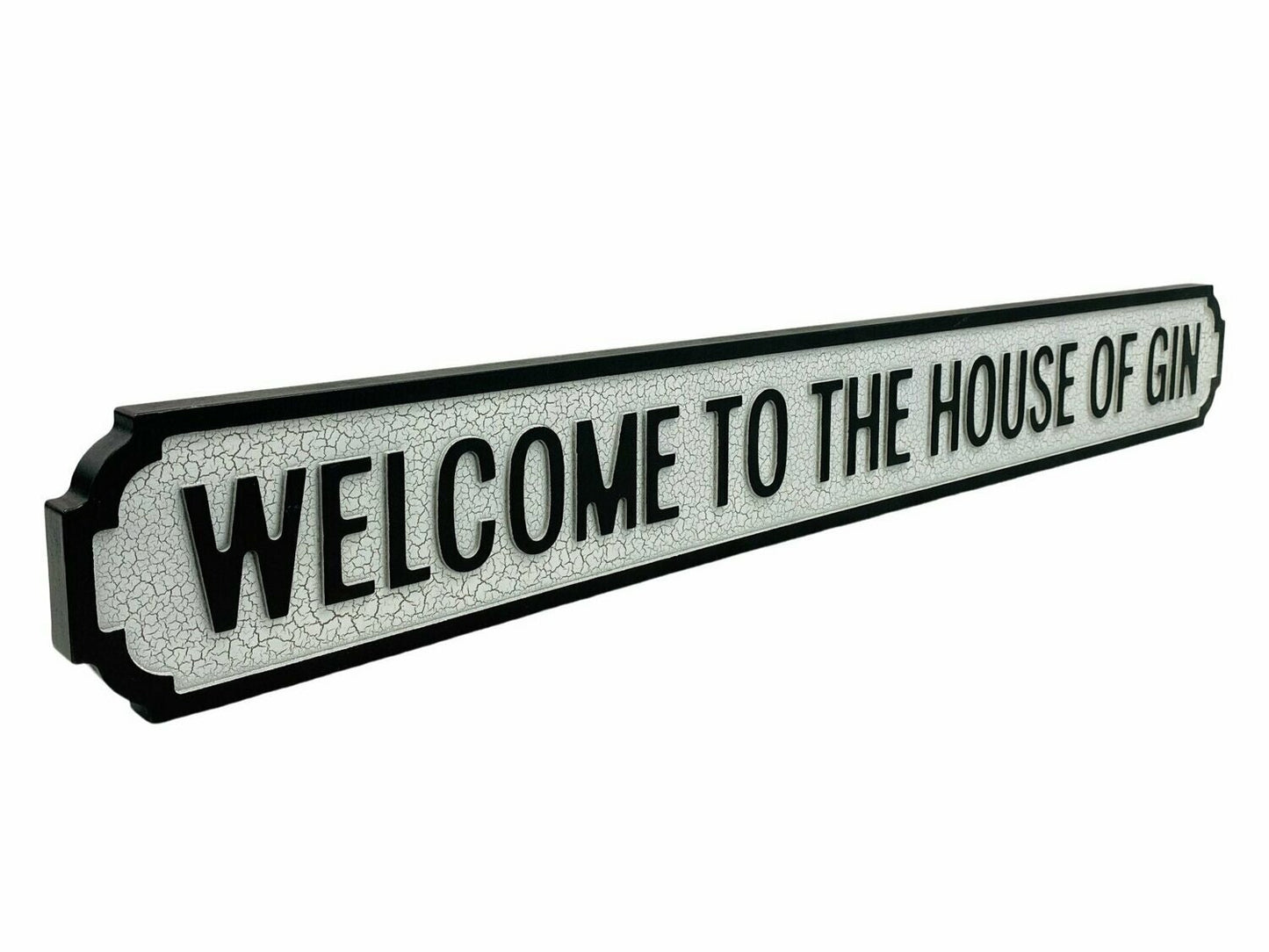 Welcome to the House of Gin | Vintage-Style Street Sign