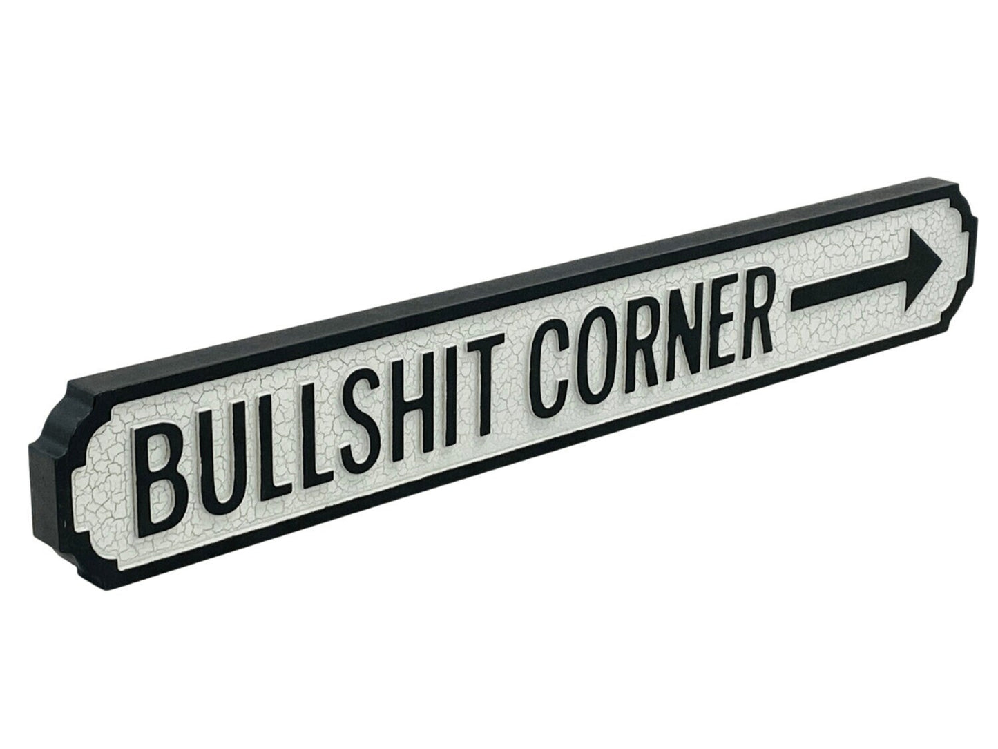 Bullshit Corner | Vintage-Style Street Sign