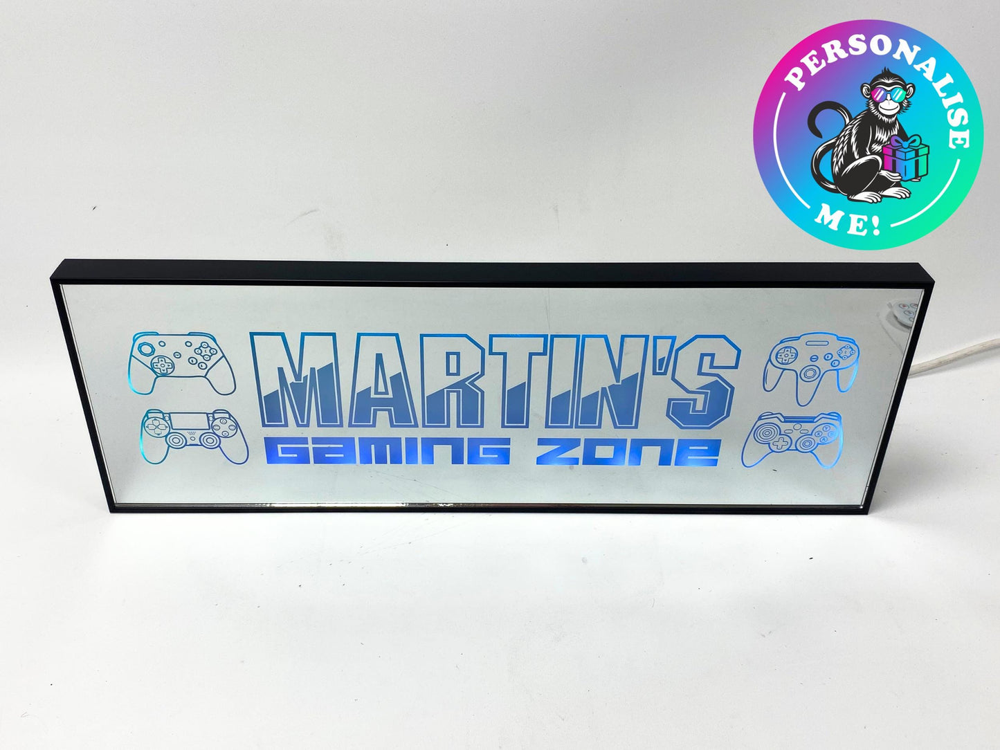 Personalised Gaming Zone | LED Light Up Mirror