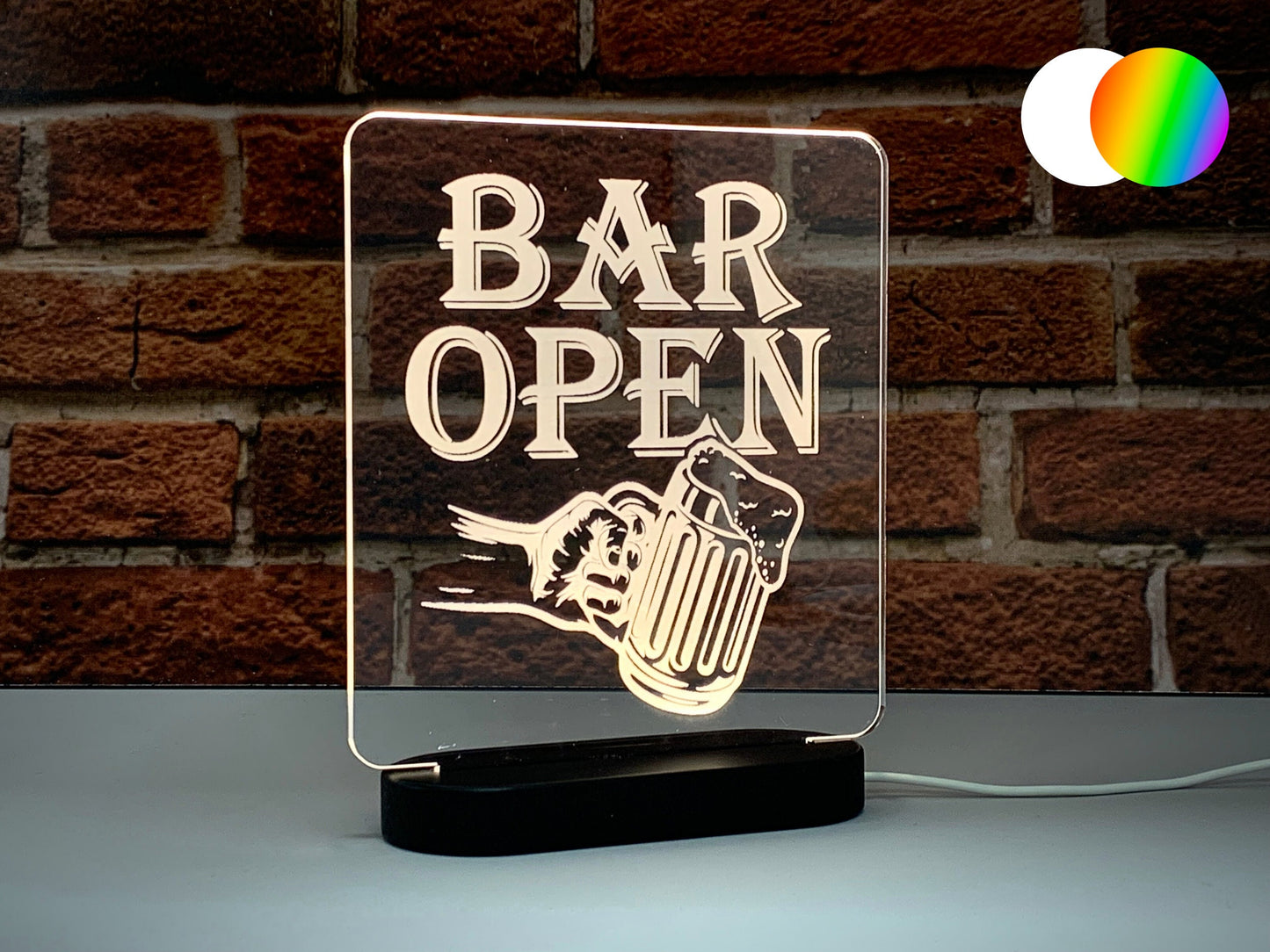 Bar Open | LED Light Up Sign