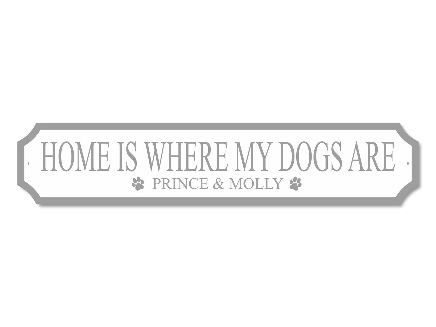 Personalised Dog Names | Acrylic Street Sign