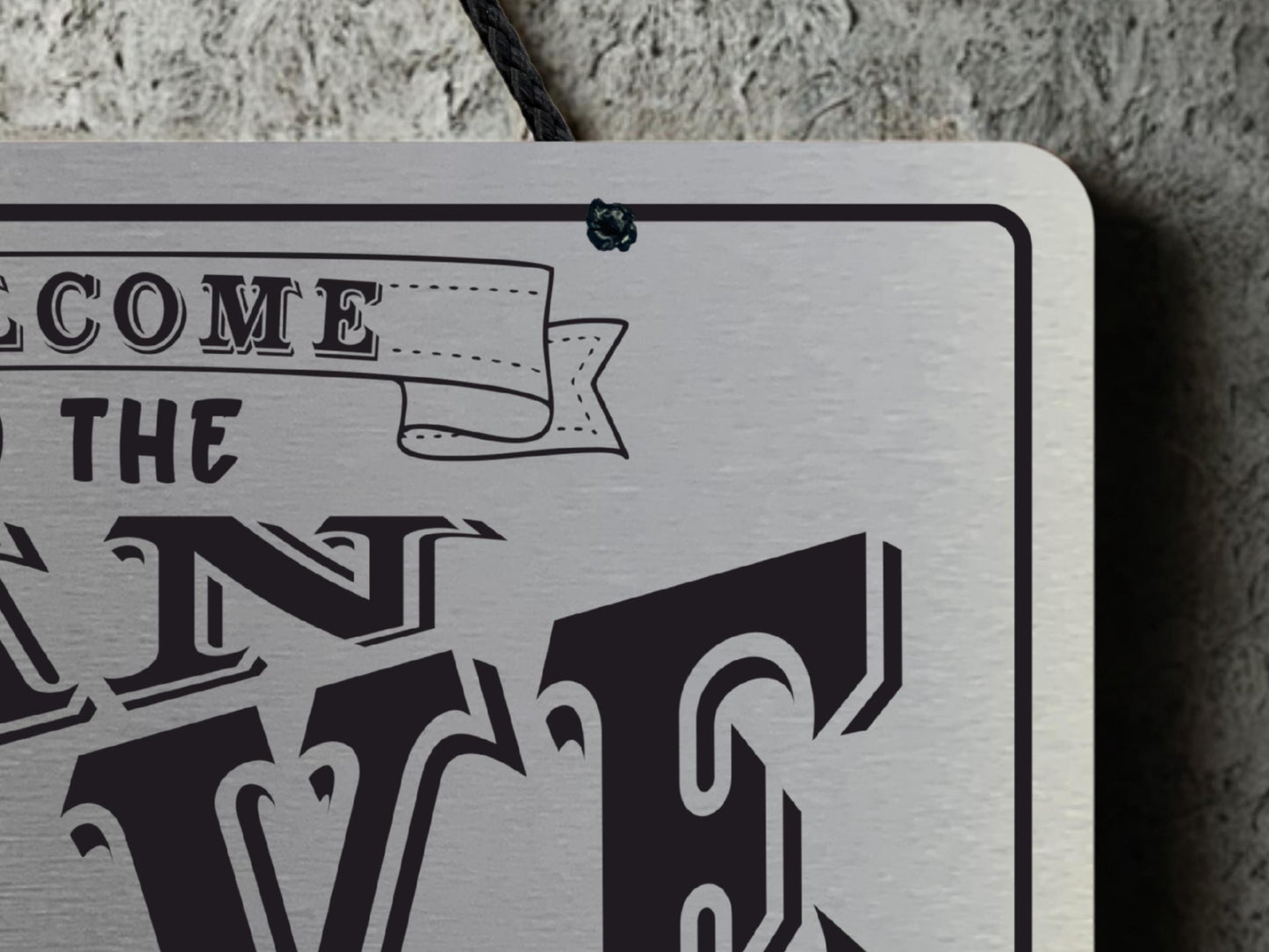 Man Cave | Metal Sign (Available in 2 colours)