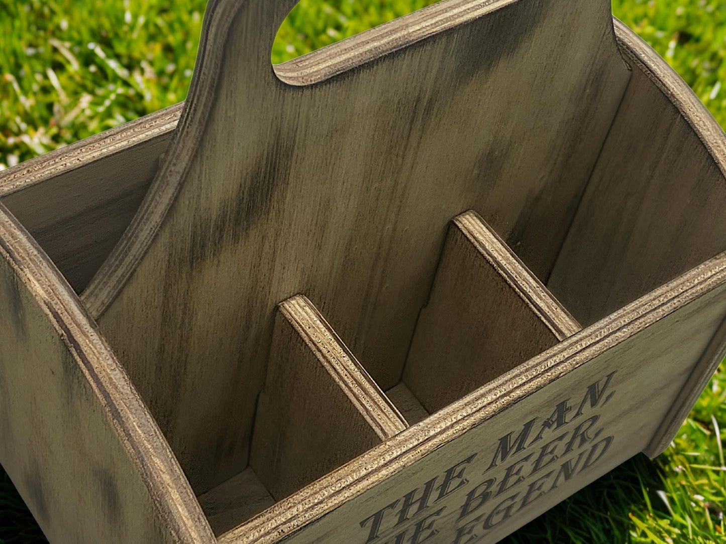 The Man The Beer The Legend | Beer Caddy