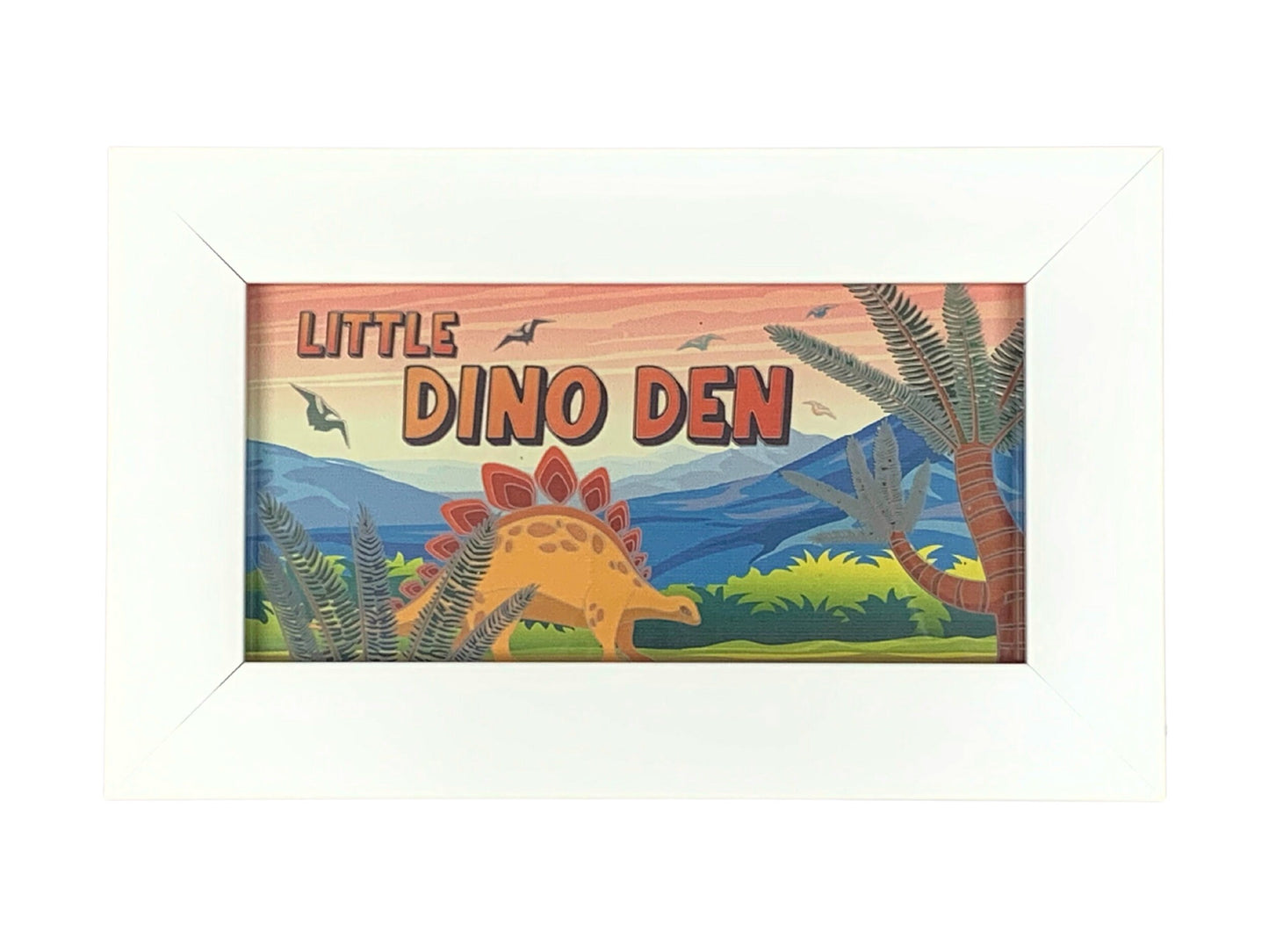 Dino Den | LED Frame Night Light
