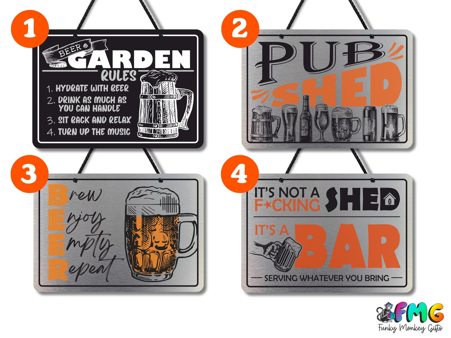 Garden Bar | Metal Signs (Multiple designs)