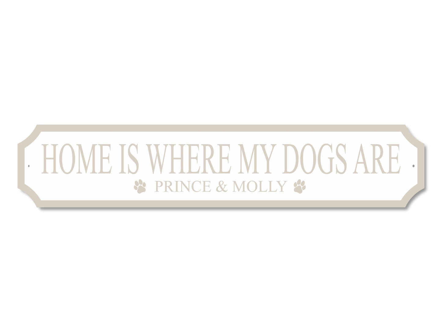 Personalised Dog Names | Acrylic Street Sign