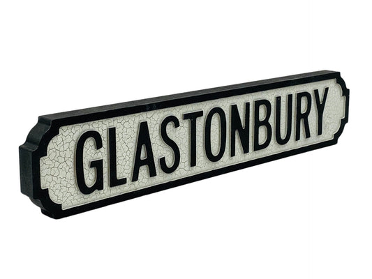 Glastonbury | Vintage-Style Street Sign