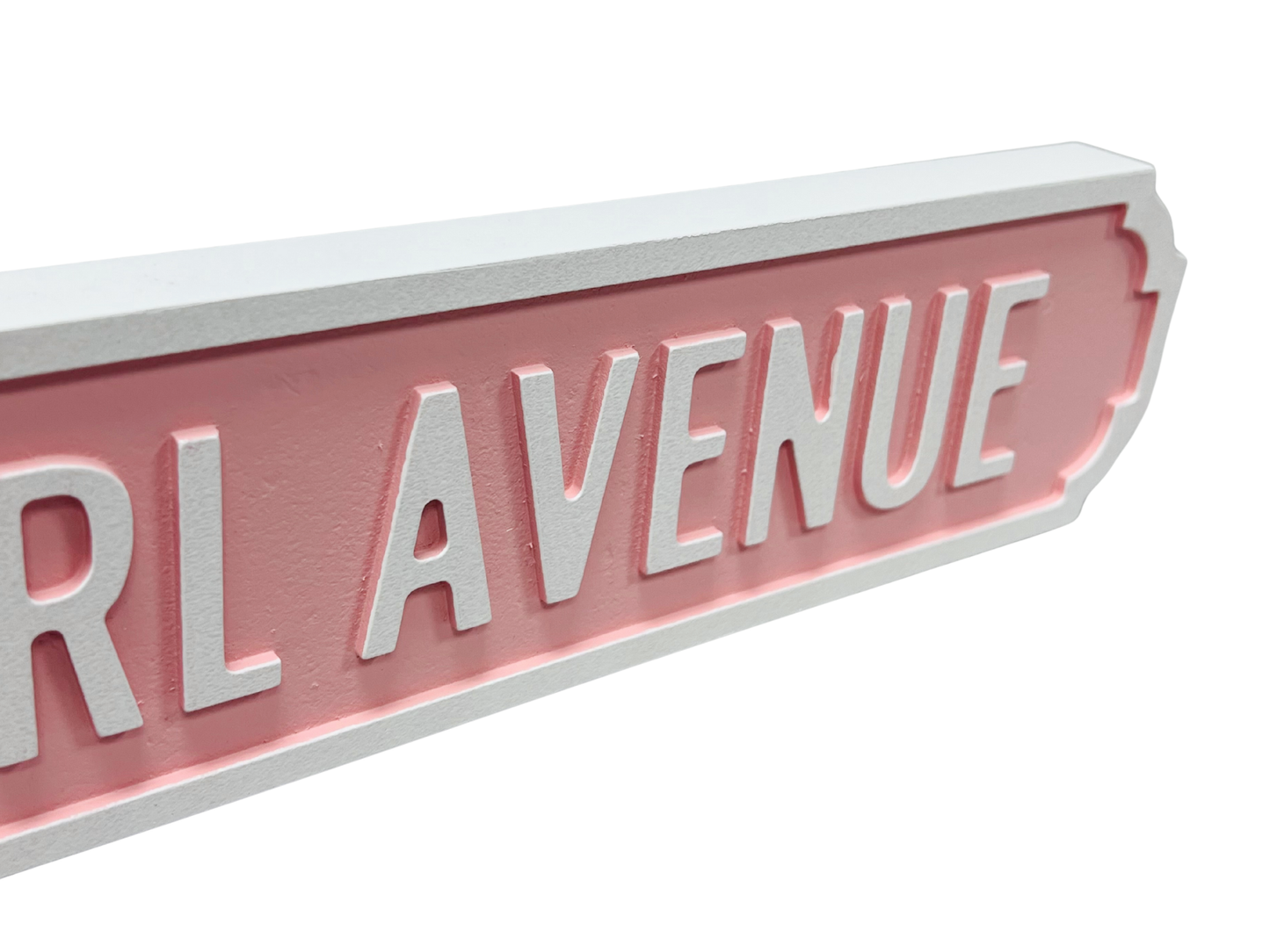 Pretty Girl Avenue - Wooden Street Sign