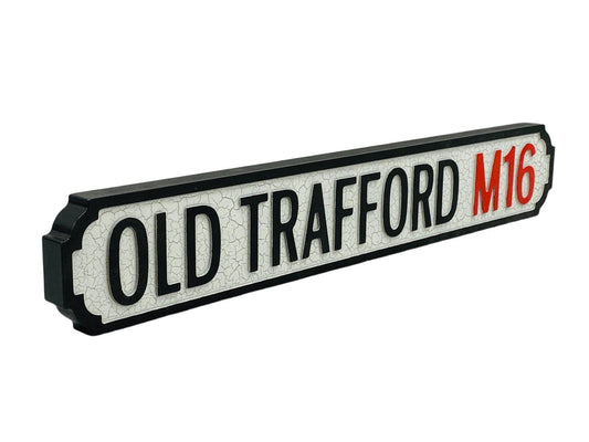 Old Trafford M16 | Vintage-Style Street Sign