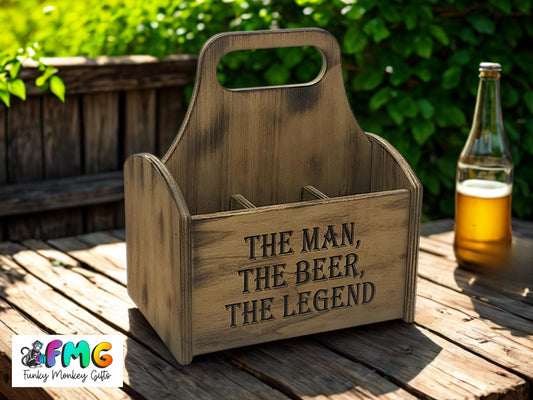 The Man The Beer The Legend | Beer Caddy