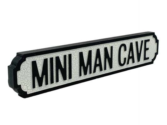 Mini Man Cave | Vintage-Style Street Sign