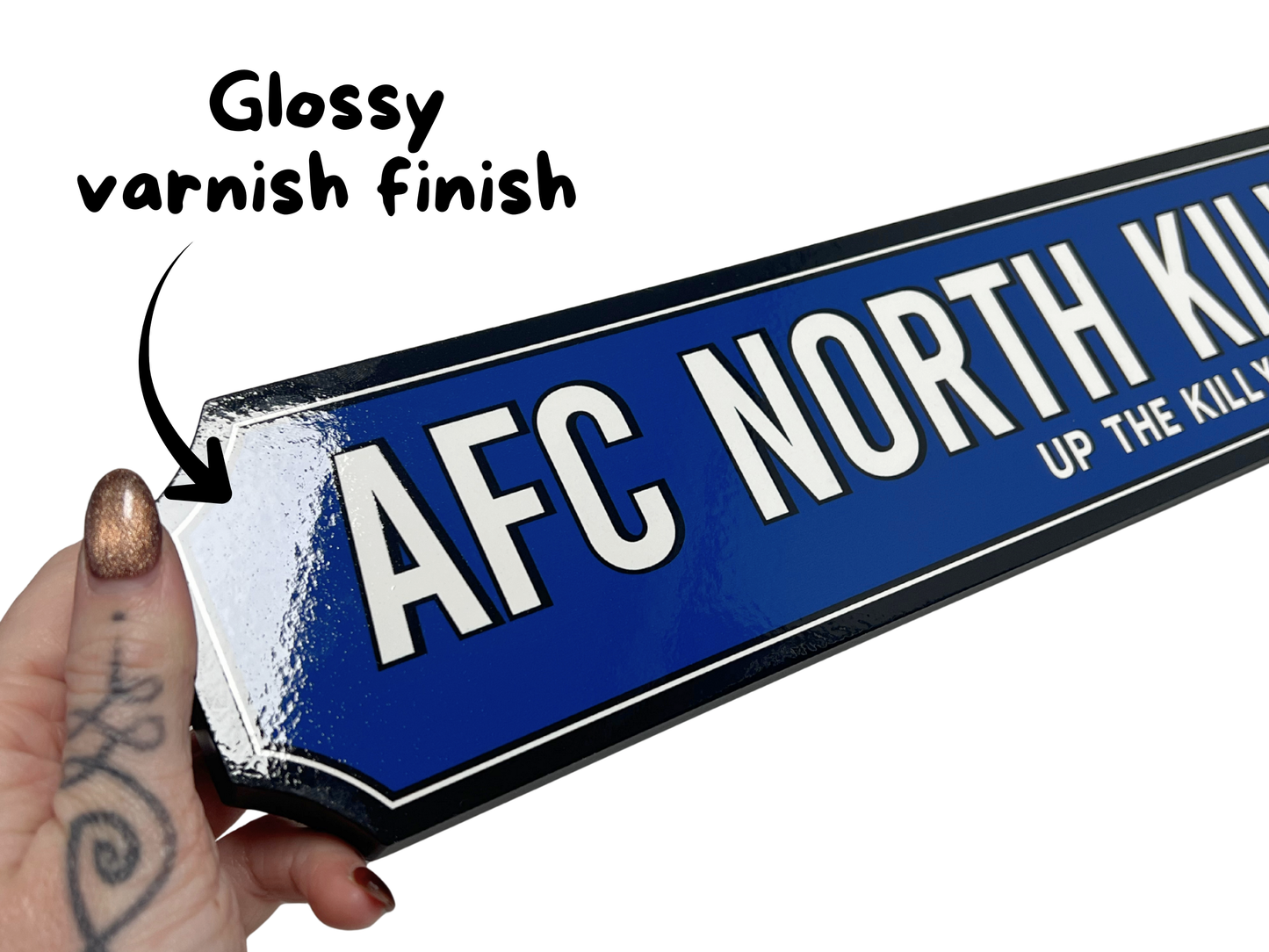 Personalised Football Team - Vintage Block