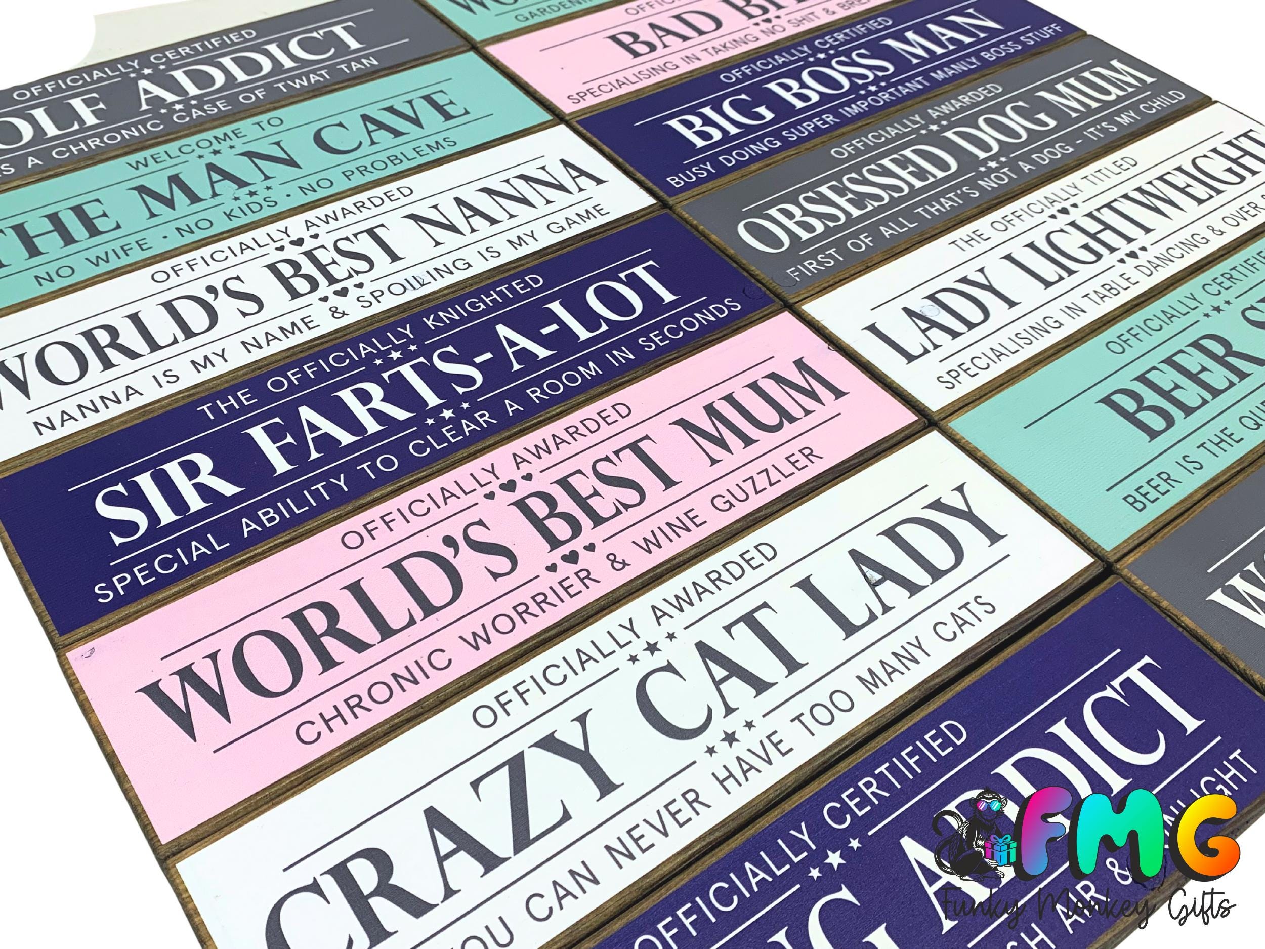 Big Boss Man | Rustic Block Shelf Sitter