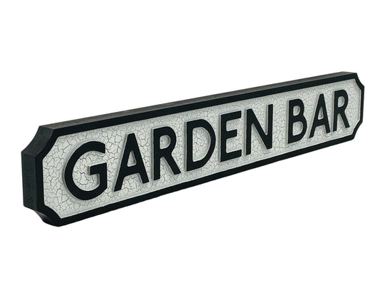 Garden Bar | Vintage-Style Street Sign