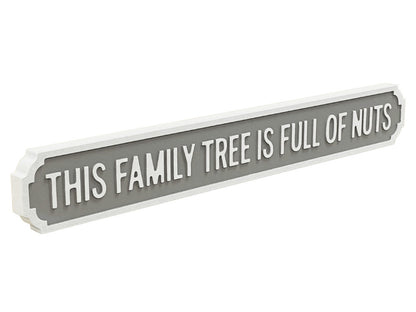 This Family Tree Is Full Of Nuts | Vintage-Style Street Sign
