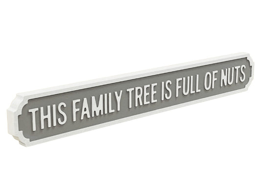 This Family Tree Is Full Of Nuts | Vintage-Style Street Sign