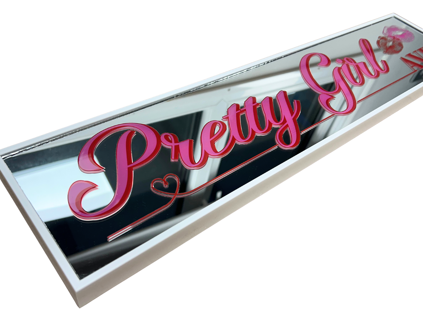 Pretty Girl Avenue - Mirror Sign