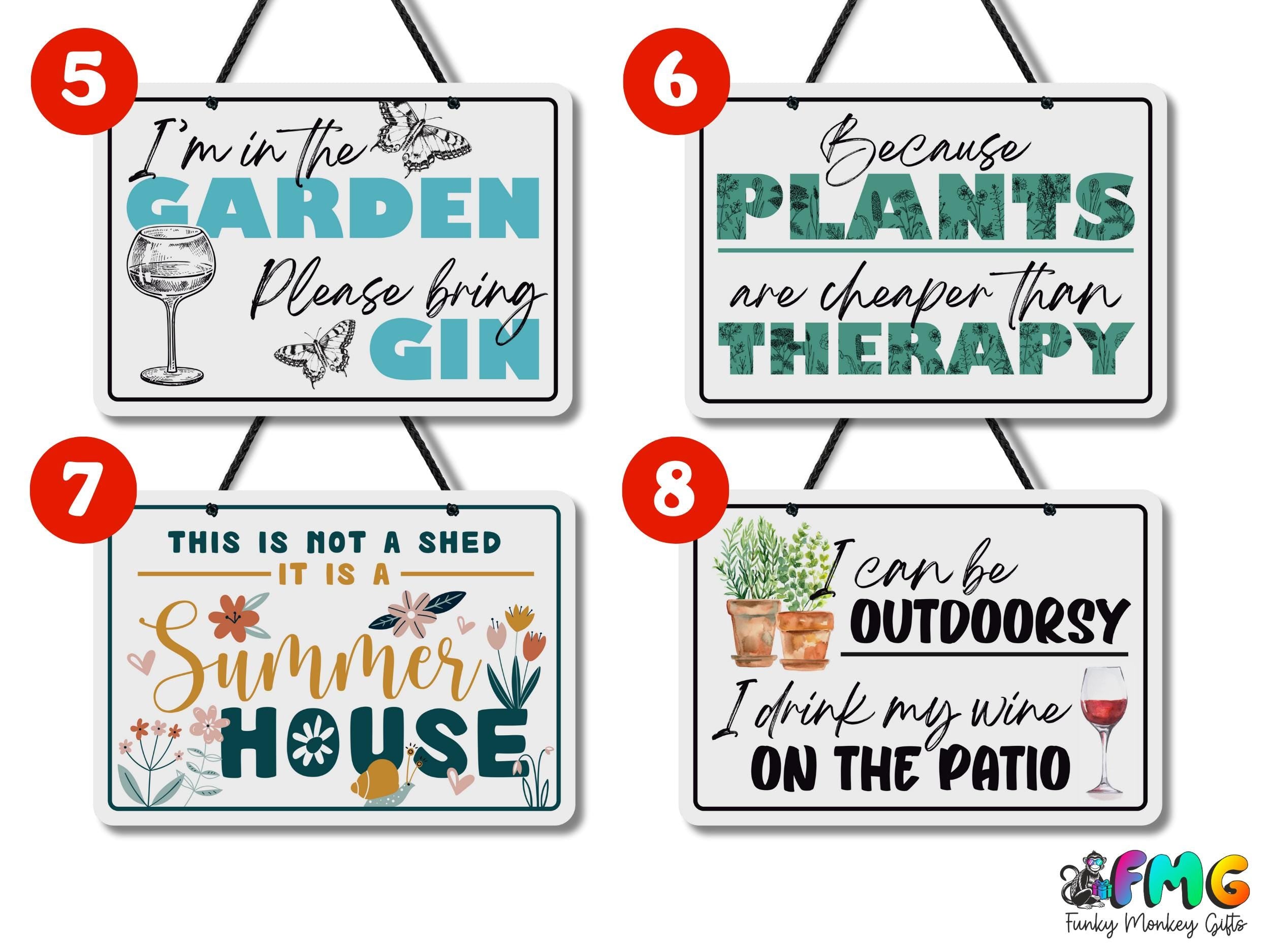 Gardening Lover | Metal Signs (10 designs to choose from)