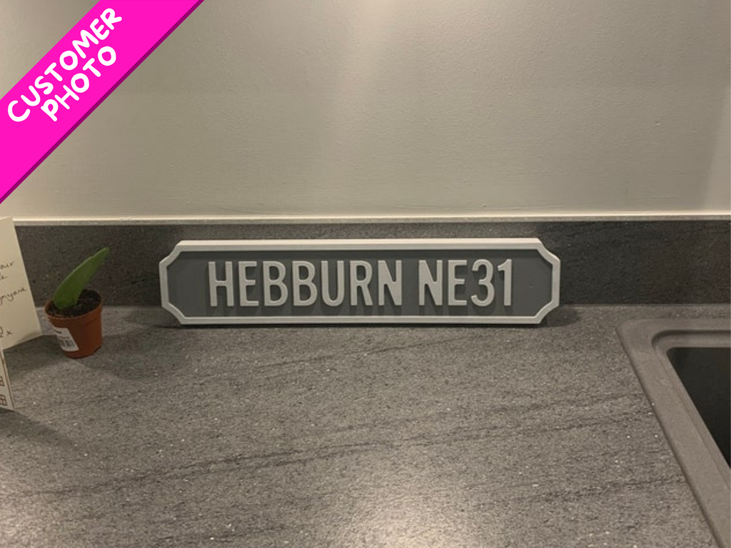 Personalised Vintage-Style Street Sign