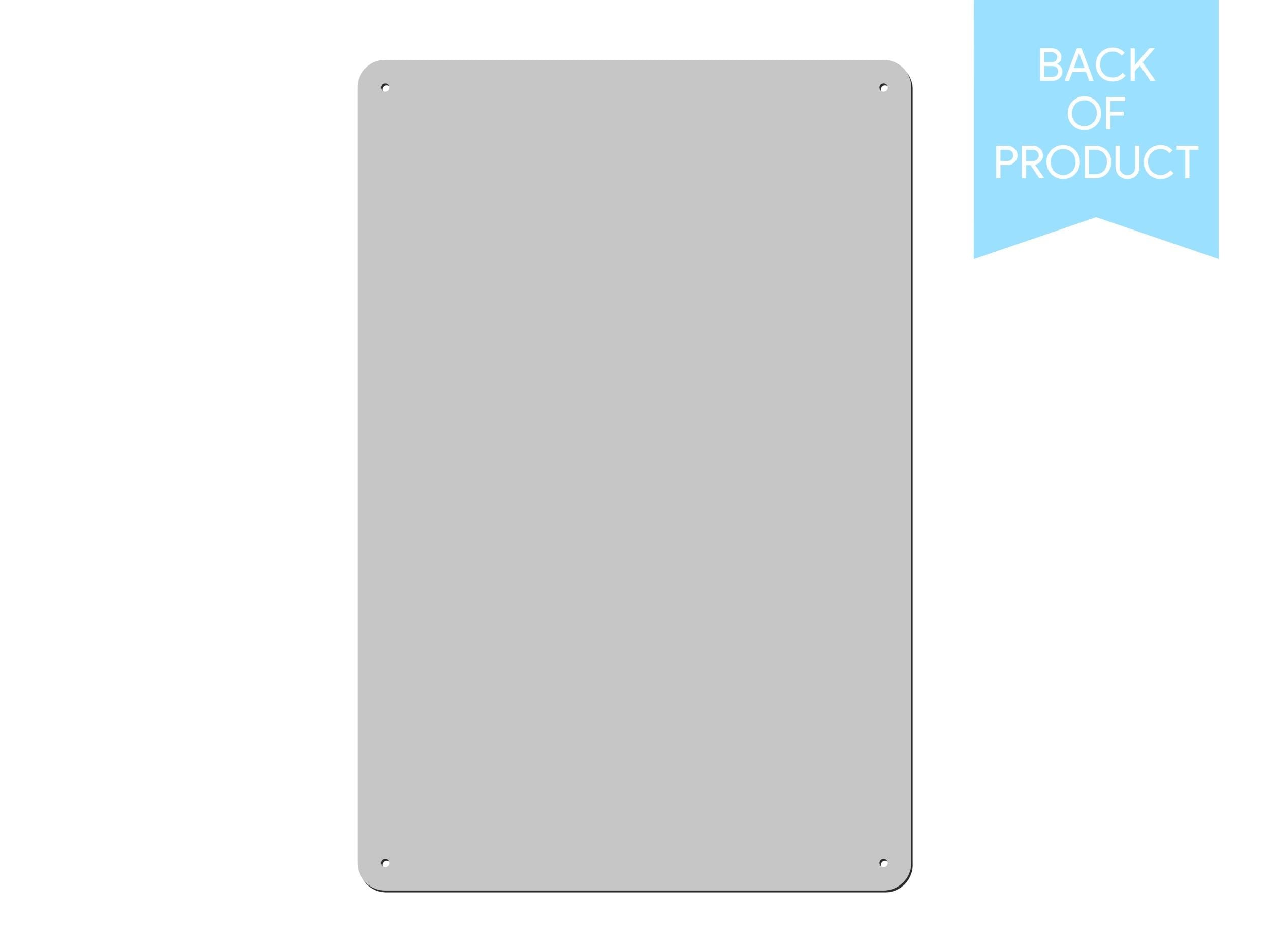 Rules of the Garden | Rustic Effect Metal Sign